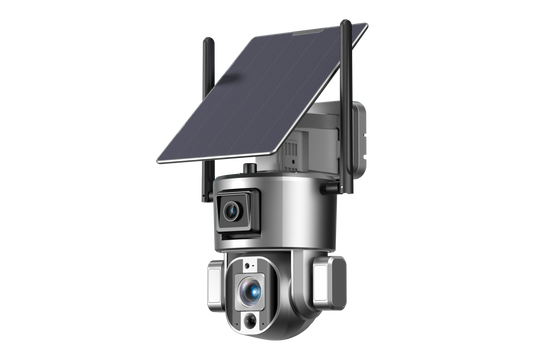 ELE- E5 (4G vision) 4K Solar&Battery  Dual Linkage PTZ  Camera